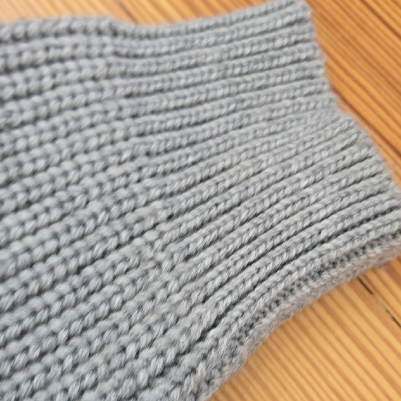 Anthropologie Maeve Gray Ribbed Cardigan Boho Minimalist Cool Girl S - Picture 6 of 12